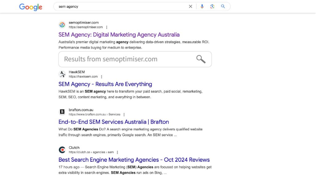 Marketing Agency- SEM Agency- Google makes sitselinks redundant in November 2024 and launches site search